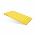 Доска разделочная 500х350х18 жёлтая пластик Luxstahl