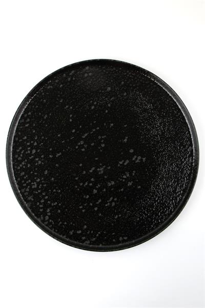 Тарелка с бортом BLACK MOSS фарфор, d 300 мм, h 12 мм, черный Porland 18CP31 BLACK MOSS