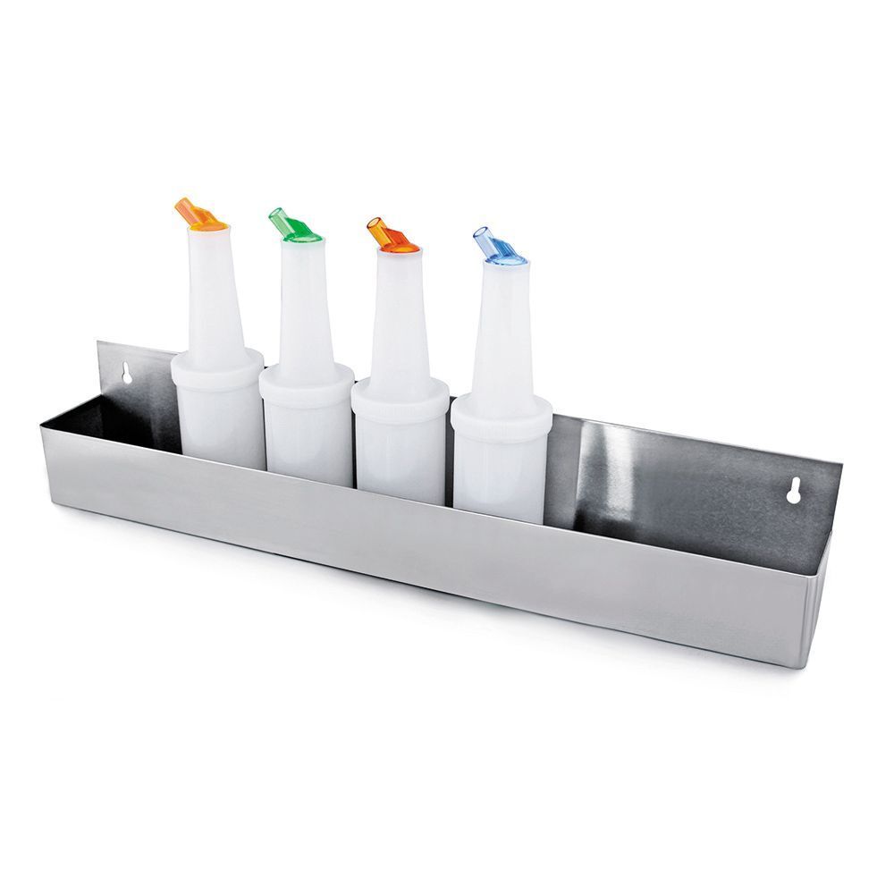 Подставка барная на 8 бутылок, 810х105х155 мм, нержавейка, P.L. Proff Cuisine - BarWare SPR-32S (БАР)