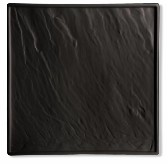Блюдо квадратное Классика Organic-Black 250х250 мм фарфор P.L. Proff Cuisine