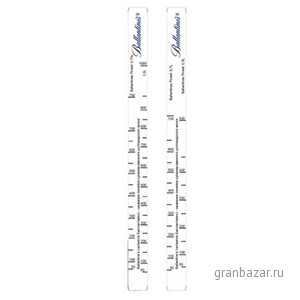 Линейка «Баллантайнс Файнест 12 лет» 0.7л 1.0л; пластик; белый STEK