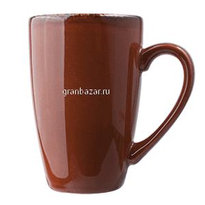 Кружка «Террамеса мокка»; фарфор; 285мл; D=7,H=11,L=11см; тем.корич. Steelite 1123 0592