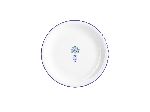 Тарелка мелкая Vaso Piccolo 180 мм, кант синий, Porland DS13