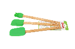 Набор лопаток и кисточки силиконовых с бамбук. ручками, 300мм ТМ Bravo