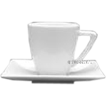 Блюдце квадратное «Классик»; фарфор; L=14,B=14см; белый Lubiana 2582