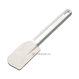 Лопатка кухонная (до 70 С) «Экзогласс»; силикон,пластик; L=46/18,B=7см; белый MATFER 113545
