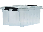 Ящик сплошной 415х300х195 мм, объем 16 л., прозрачный