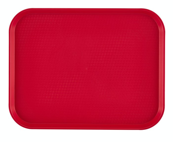 Поднос пласт. 30х41 см д/Fast Food , красный Cambro 1216FF 163