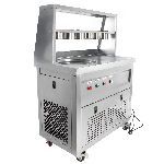 Фризер для ролл мороженого Foodatlas KCB-1Y (контейнеры, стол для топпингов)