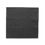 Салфетка бумажная двухслойная черная, 400х400 мм, 100 шт, Garcia de Pou 103.00
