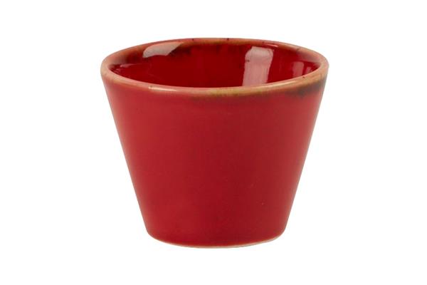 Соусник RED фарфор, 50 мл, d 60 мм, h 45 мм, красный Seasons Porland 368206 красный