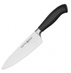 Нож поварской «Платинум»; сталь; L=27.5/16,B=3.8см; черный,металлич. Felix 951215
