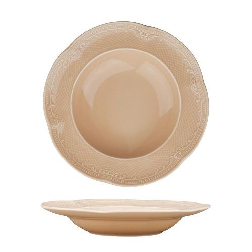 Тарелка глубокая Aristocrat Peach Tea 325 мл d 232 мм h40 мм Noble 313004-PEACH [6]