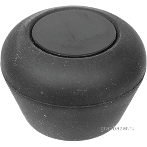 Пробка д/ шампанского; силикон; черный Pulltex 004-504-01