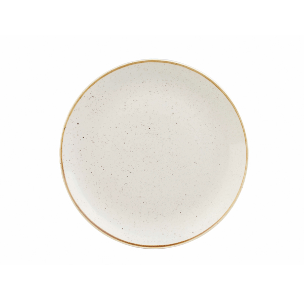Тарелка мелкая без борта Stonecast 217мм Barley White Churchill SWHSEVP81