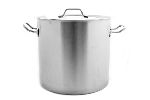 Кастрюля нерж с тройным дном 450x450мм объем 71,5 л с дв.ручками Viatto