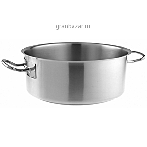 Кастрюля б/крыш.; сталь; 39.25л; D=50,H=21,L=66,B=52.5см; металлич. Pintinox 306009-50
