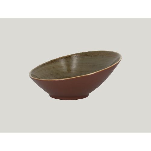 Ассиметричная тарелка RAK Porcelain Twirl Alga 1,6 л, 290х140 мм TWBUBA29AL