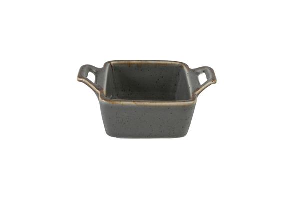 Соусник квадратный DARK GREY фарфор, 100 мл, 70x100 мм, h 42 мм, серый Seasons Porland 808104 темно-серый