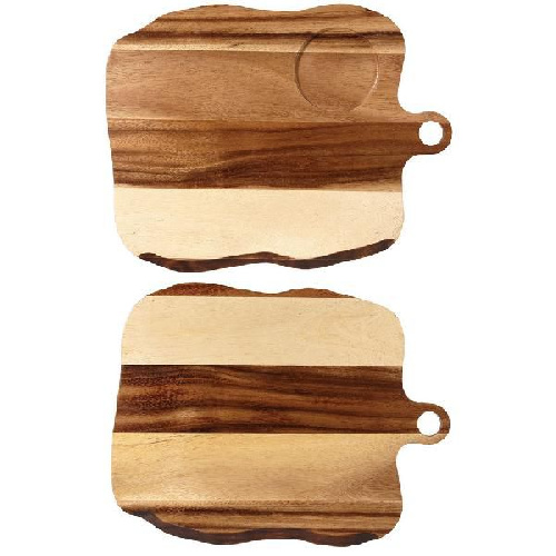 Блюдо деревянное Buffet Wood 350х270 мм, двухстороннее, Churchill ZCAWSQWB1