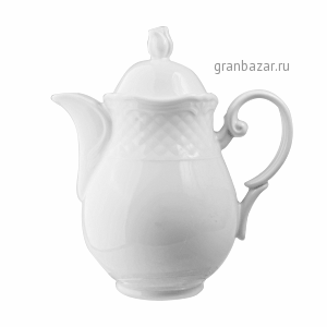 Кофейник «Афродита»; фарфор; 300мл; L=12см; белый Lubiana 2673-white