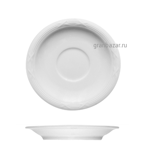 Блюдце «Штутгарт»; фарфор; D=9см; белый Bauscher 55 6909