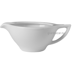 Соусник «Атлантис»; фарфор; 170мл; H=5.5,L=14.5,B=9.5см; белый Lilien Austria ATL3315