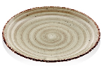 Тарелка круглая Avanos Terra d=270 мм., плоская, фарфор, цвет коричневый, Gural Porcelain GBSEO27DU50TPK