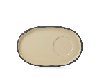 Блюдо овальное «Карактэр»; керамика; H=15, L=180, B=111мм; бежев. REVOL 653999