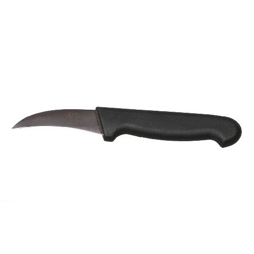 Нож для чистки овощей коготь 70 мм черная ручка P.L. Proff Cuisine KB-3807-65-BK201
