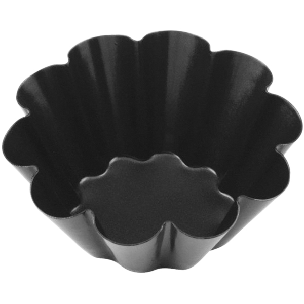 Форма для выпечки бриошей; сталь,антиприг.покр.; D=8см; черный Paderno 47724-08
