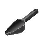 Совок для льда/сыпучих продуктов  180 мл. 245 мм. поликарбонат черный Gastroplast /1/24/