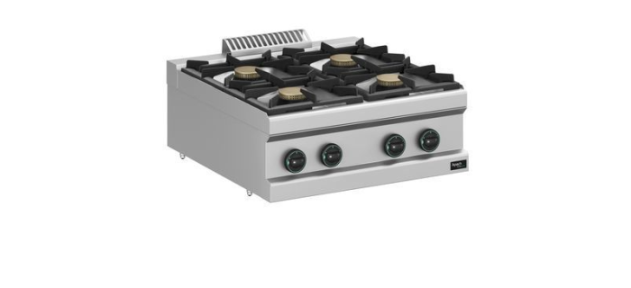 Плита 4 конфорочная 700 сер. APACH APRG-77T/PL