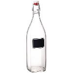 Бутылка 1,055л с крышкой «Лавана» D 88мм H 306,5мм Bormioli Rocco 3.14720L