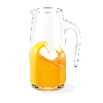 Кувшин 1500 мл d105 мм h230 мм хр.стекло Wilmax 888307