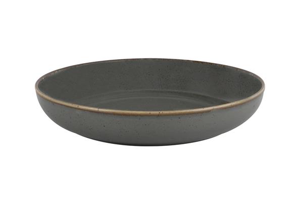 Салатник полуглубокий DARK GREY фарфор, 835 мл, d 220 мм, h 40 мм, серый Seasons Porland 368122 темно-серый
