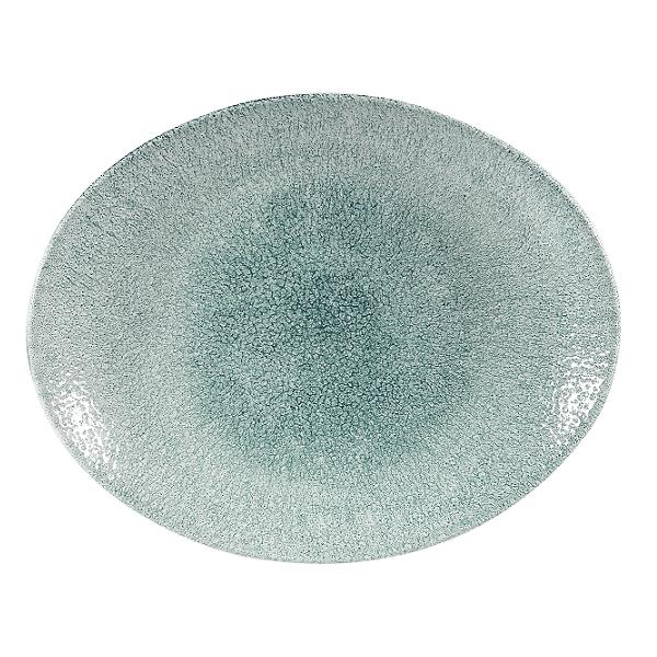 Блюдо овальное без борта Studio Prints Raku 270х229мм Jade Green Churchill RKJGOP581
