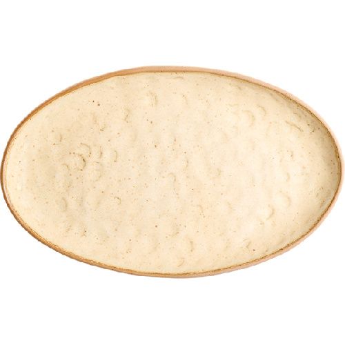 Блюдо «Грасп» овальное керамика  H=23 L=290 B=180 мм бежев. Kunstwerk 20726/beige
