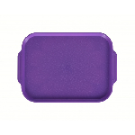 Поднос столовый 450х355 мм с ручками фиолетовый Luxstahl