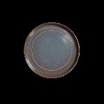 Тарелка мелкая с бортами 180мм сине-коричневый Corone Terra 10984