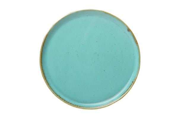 Тарелка для пиццы TURQUOISE фарфор, d 280 мм, h 31 мм, бирюзовый Seasons Porland 162928 бирюзовый