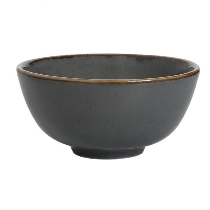Салатник круглый 12 CM Porland 362913 DARK GREY