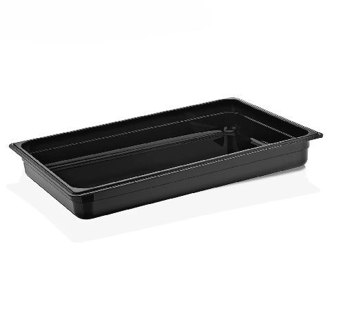 Гастроемкость 1/1 h=65 мм. 6 л. п/п черная /1/6/ Gastroplast GNPP-1165/B