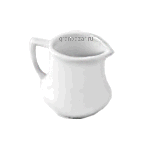 Молочник «Америка»; фарфор; 130мл; H=6.8,L=8.9см; белый Lubiana 1005