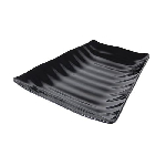 Блюдо для выкладки "Волна" пластик черный L 259мм w 247мм h 38мм DALEBROOK TB90553