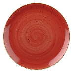 Тарелка мелкая без борта Stonecast 288мм Berry Red CHURCHILL SBRSEV111