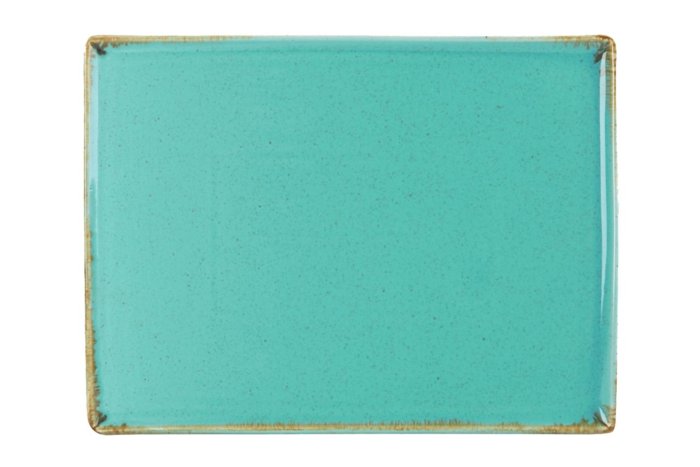 Блюдо прямоугольное TURQUOISE 180x130 мм Porland 358819 TURQUOISE