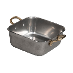 Сковорода для подачи Vintage 140х140 мм h57 мм 850 мл квадратная нерж. 2 ручки P.L. Proff Cuisine KSQ138HVT