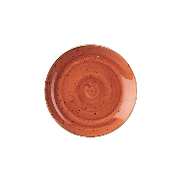 Тарелка мелкая без борта Stonecast 165мм Spiced Orange CHURCHILL SSOSEVP61