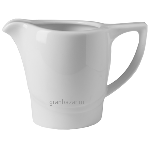 Молочник «Атлантис»; фарфор; 100мл; H=75,L=110,B=60мм; белый Lilien Austria ATL3510